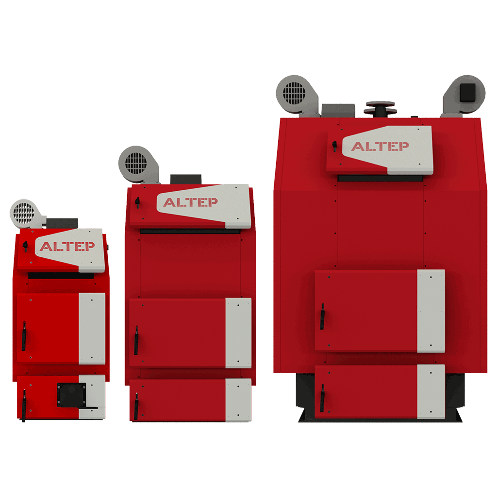 Котел опалювальний твердопаливний водогрійний "ALTEP" КТ-3Е-N-65 кВт (TRIO UNI Plus комплект)
